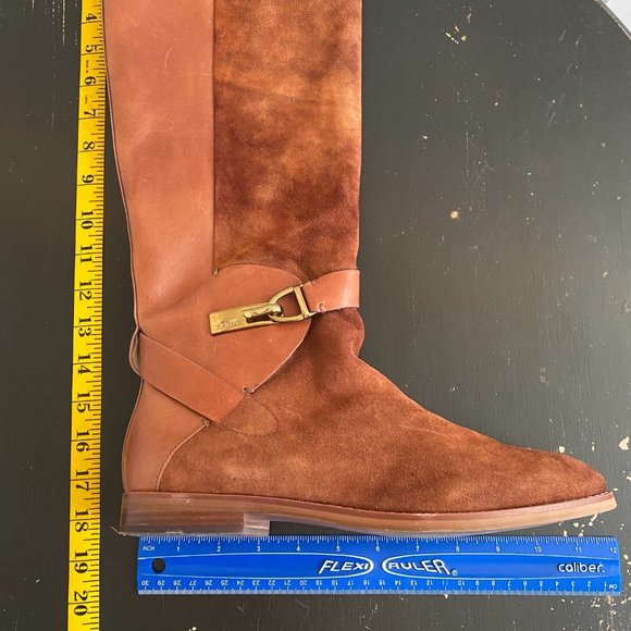 Aerin Size 10 M Matilda Boots in Cognac/Caramel - Picture 5 of 16